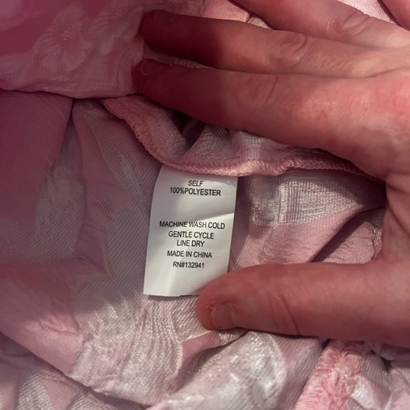 Amanda Uprichard “Sleeves Saffron” Dress – Pink, Size Medium - Picture 7 of 10